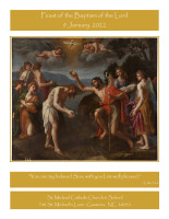 January 9th, 2022 - Baptism of the Lord
