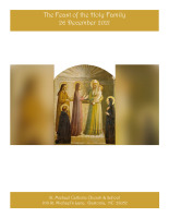 December 26th, 2021 - Feast of the Holy Family