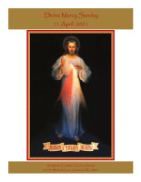 April 11th, 2021 - Divine Mercy Sunday