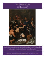 March 26th, 2023 - Fifth Sunday of Lent